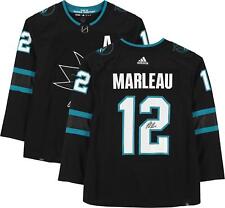 Camiseta deportiva auténtica negra firmada por Patrick Marleau San Jose Sharks, usado segunda mano  Embacar hacia Argentina