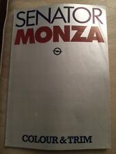 Opel senator monza for sale  COLCHESTER