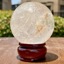 Bola de cristal branca natural de alta qualidade 271G, usada para psicoterapia comprar usado  Enviando para Brazil