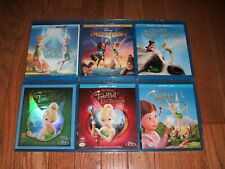 Disney's Tinker Bell set of 6 movies on Blu-ray. 1, 2, 3, 4, 5 and Neverbeast.   segunda mano  Embacar hacia Mexico