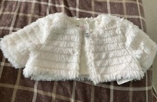 Girls ivory shrug for sale  MILTON KEYNES
