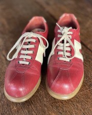 Camper red leather for sale  EAST LINTON