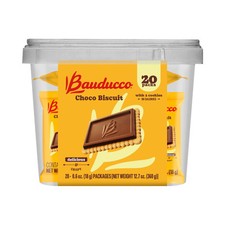 Banheira de biscoitos Bauducco Choco pacote com 20, 2 biscoitos por pacote individualmente nova comprar usado  Enviando para Brazil