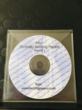 Backingpapers 800 birthday for sale  WALTHAM ABBEY