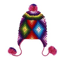 Hand knitted chullo for sale  Littleton