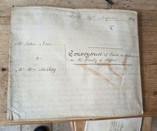 Antique 1851 conveyance for sale  LEICESTER