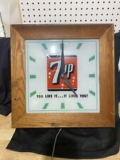 7up wall clock for sale  Bennington
