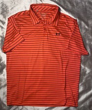 Camisa polo masculina manga curta Under Armour LE POLO PLAY OFF 2XL laranja, azul comprar usado  Enviando para Brazil