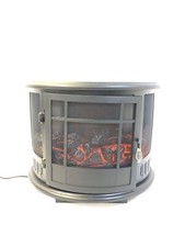 Kominek elektryczny 2000W z wentylatorem grzewczym, pilot zdalnego sterowania, efekt płomienia LED, czarny na sprzedaż  PL