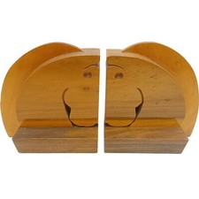 Vintage wooden handcrafted for sale  UK