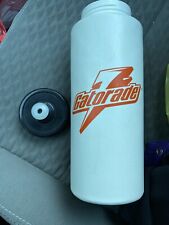 Garrafa de plástico vintage Gatorade anos 90 logotipo branco laranja 8" branca pull top comprar usado Garrafa de plástico vintage Gatorade anos 90 logotipo branco laranja 8" branca pull top comprar usado  Enviando para Brazil