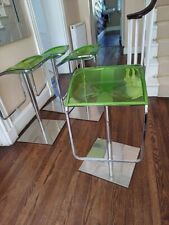 Four green acrylic for sale  CHIPPENHAM