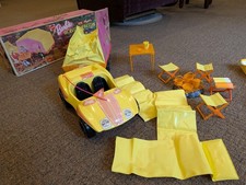 Usado, Vintage 1972 Mattel BARBIE Goin Conjunto de Acampamento Breezy Buggy Tenda-Reboque  comprar usado  Enviando para Brazil