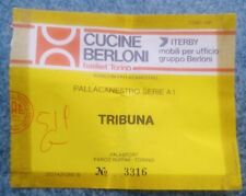 Biglietto vintage basket usato  Torino