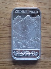 Silberbarren unze grindelwald gebraucht kaufen  Obernzell