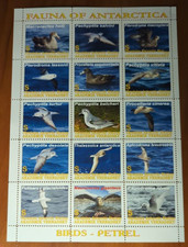 FOLHA DE SELO Fauna da Antártida Pássaros Petrel comprar usado FOLHA DE SELO Fauna da Antártida Pássaros Petrel comprar usado  Enviando para Brazil