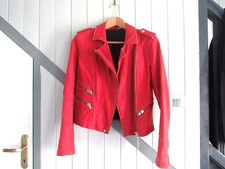 Blouson cuir rouge d'occasion  Serris