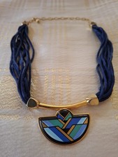 Collier pendentif email d'occasion  Mulhouse-