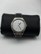 Relógio masculino Swatch feito na Suíça vestido com janela de data 39 mm caixa aço inoxidável comprar usado  Enviando para Brazil