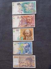Billets francs usagés d'occasion  Toulouse-
