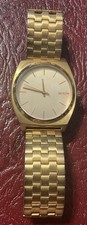 relógio de pulso masculino vintage NIXON "MINIMAL" (THE TIME TELLER) TOM DOURADO comprar usado  Enviando para Brazil