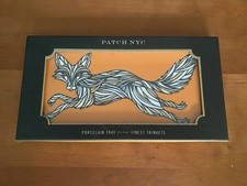 PATCH NYC Trinket FOX laranja branco e bandeja dourada por Galison boa qualidade para decoração comprar usado  Enviando para Brazil