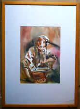 Grand tableau aquarelle d'occasion  Toulon-