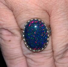 Black opal ring for sale  LONDON