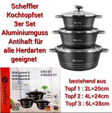 Scheffler topfset kochtopfset gebraucht kaufen  Hamburg