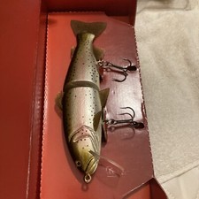 Isca macia castaica cor truta arco-íris vintage T -29, madeira nunca usada feita à mão. comprar usado  Enviando para Brazil