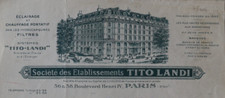 Facture 1937 paris d'occasion  Nantes-