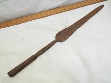 Usado, Vintage Long Tin Metal Spear Head Fishing Tool Top 14" Blade Sword comprar usado  Enviando para Brazil