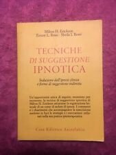 Tecniche suggestione ipnotica. usato  Italia