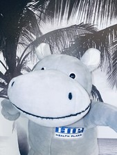 Boneco de saúde 17” HIP planos hipopótamo bicho de pelúcia mascote empresa saúde comprar usado  Enviando para Brazil