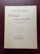 Livre alsace louis d'occasion  Thonon-les-Bains