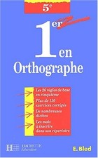 1er orthographe 5e d'occasion  Corbeil-Essonnes