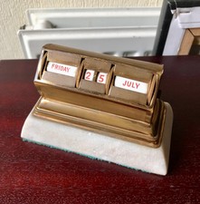 vintage perpetual calendar for sale  HOLMFIRTH