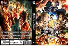 ANIME, "ATTACK ON TITAN", 1º, 2º, 3º e 4º, 1-87, 13 DVD, ENG-SUBT, 4 CAIXAS.2021 comprar usado  Enviando para Brazil