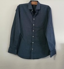 Chemise bleue pois d'occasion  Bourg-de-Thizy