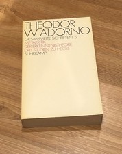 Theodor adorno gesammelte gebraucht kaufen Theodor adorno gesammelte gebraucht kaufen  Berlin