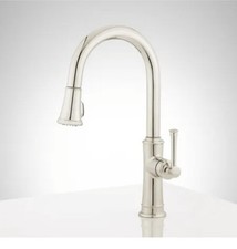 Torneira de cozinha Signature Hardware 453874 Beasley pull-down em níquel polido  comprar usado  Enviando para Brazil