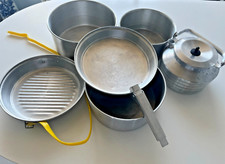 Kochgeschirr camping aluminium gebraucht kaufen  Hochheim am Main