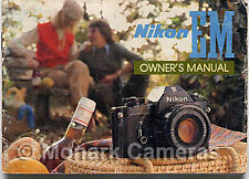 Nikon instruction book for sale  ST. NEOTS