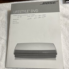 Nuevo Bose Lifestyle DVD Sistemas de Entretenimiento en el Hogar Guía de Operaciones Manual AV38 segunda mano  Embacar hacia Mexico