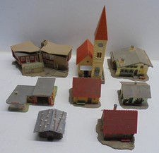 8 casas edificios a escala H0 para restaurar para aficionados #FV13# segunda mano  Embacar hacia Mexico