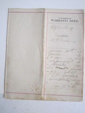 Early 1900 contracts for sale  Irving