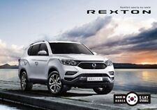2018 MY SsangYong Rexton 01 / 2018 catalogue brochure na sprzedaż  PL