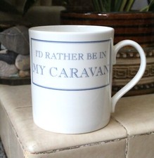Rather caravan mug for sale  LONDON
