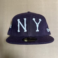 Usado, Boné chapéu roxo FW09 Supreme New Era NY ossos tecido leopardo 7 3/4 59fifty 2009 A comprar usado  Enviando para Brazil