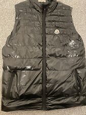 Moncler black vest for sale  TELFORD